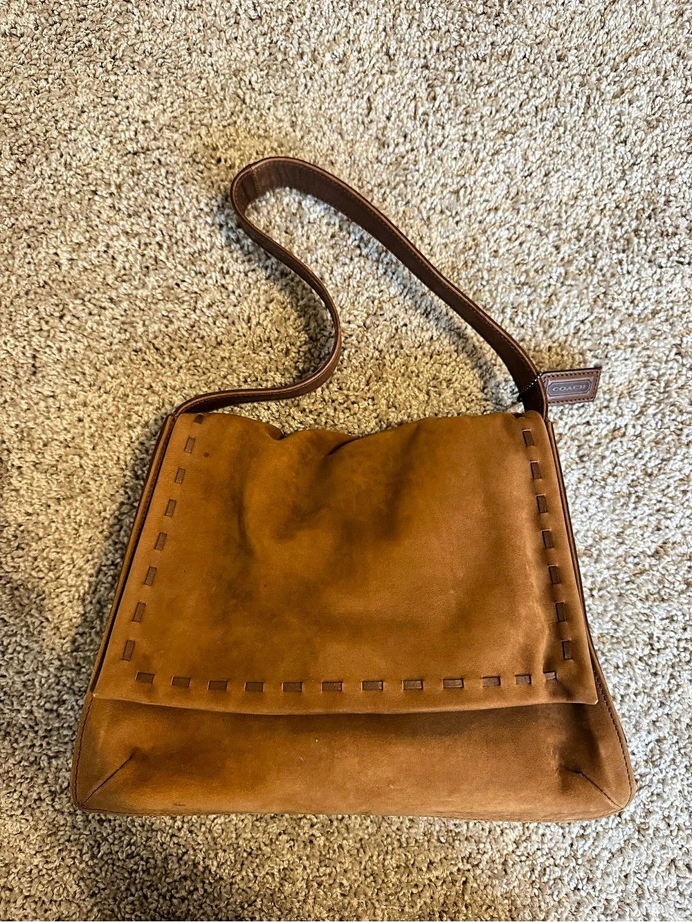 1:1 vintage Coach nubuck Ergo PROTOTYPE with paperwork year 2000